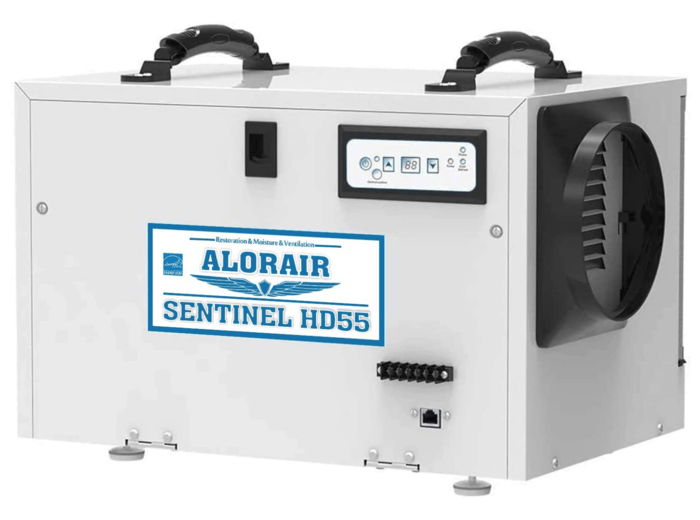 Alorair Sentinel Basement & Crawl Space Dehumidifier HD55