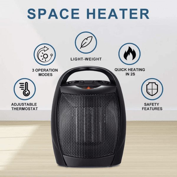 Battery operated space heaters