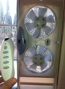 window fan in casement window